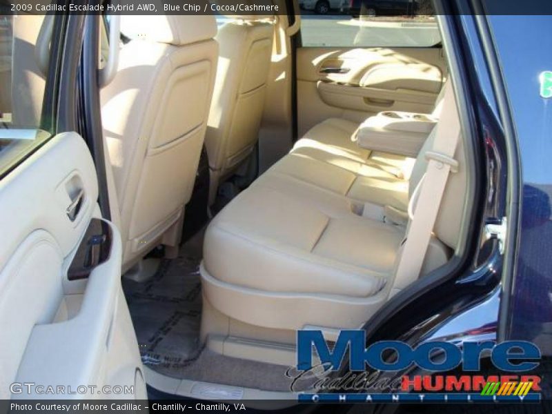Blue Chip / Cocoa/Cashmere 2009 Cadillac Escalade Hybrid AWD