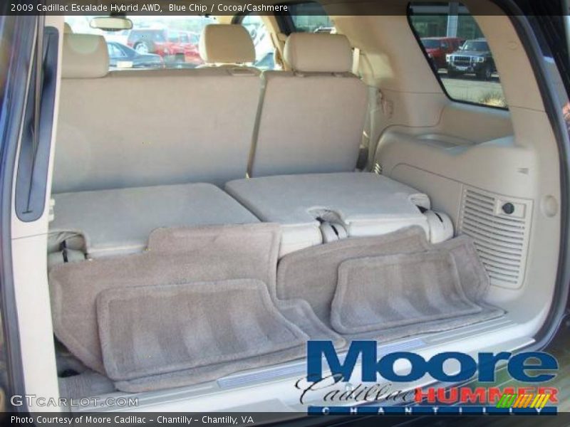 Blue Chip / Cocoa/Cashmere 2009 Cadillac Escalade Hybrid AWD
