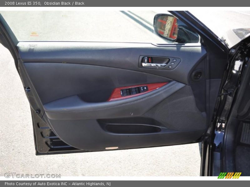 Obsidian Black / Black 2008 Lexus ES 350