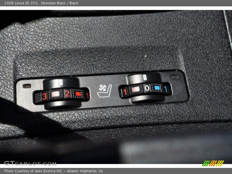 Obsidian Black / Black 2008 Lexus ES 350