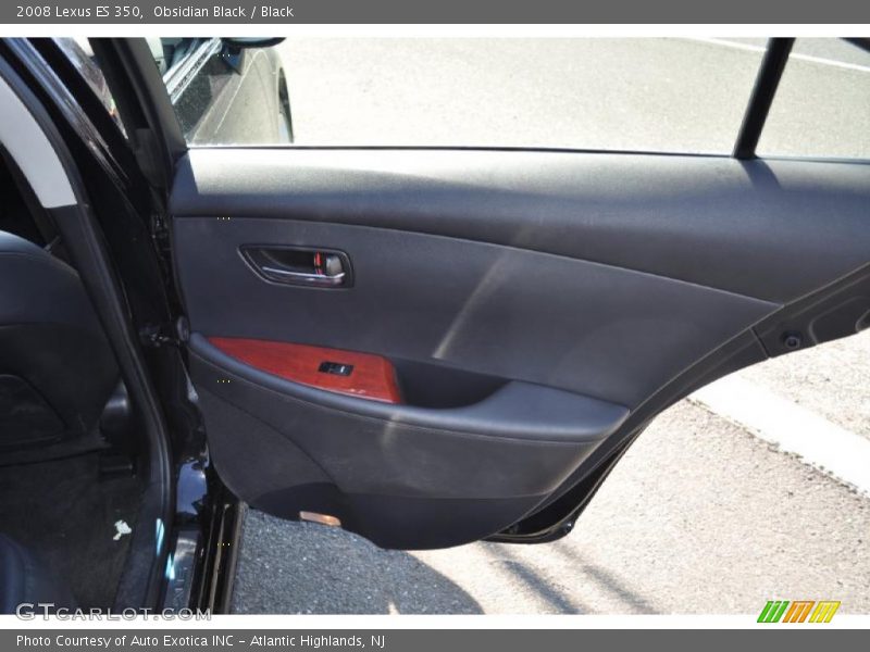 Obsidian Black / Black 2008 Lexus ES 350
