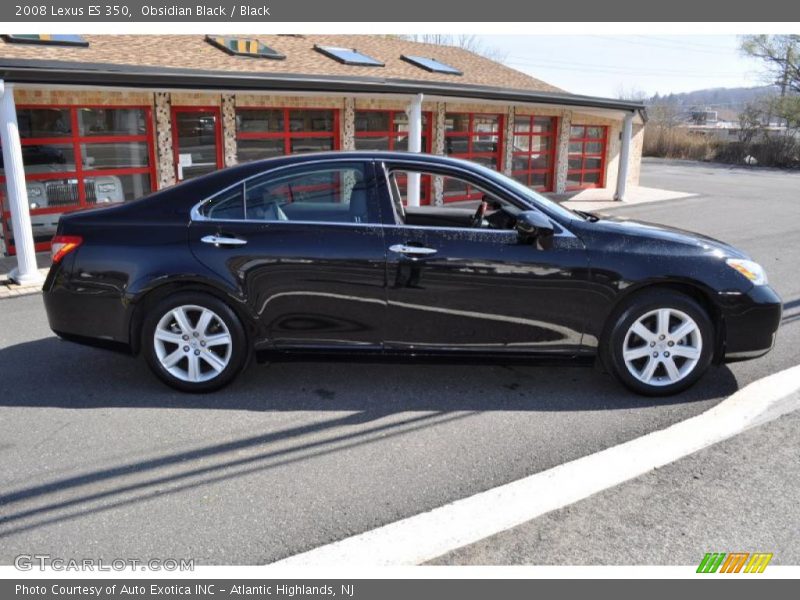 Obsidian Black / Black 2008 Lexus ES 350