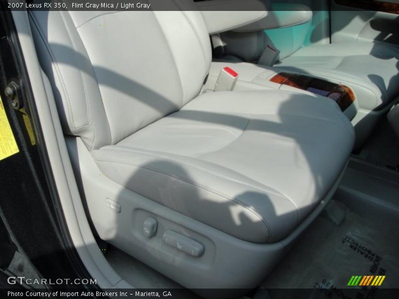 Flint Gray Mica / Light Gray 2007 Lexus RX 350