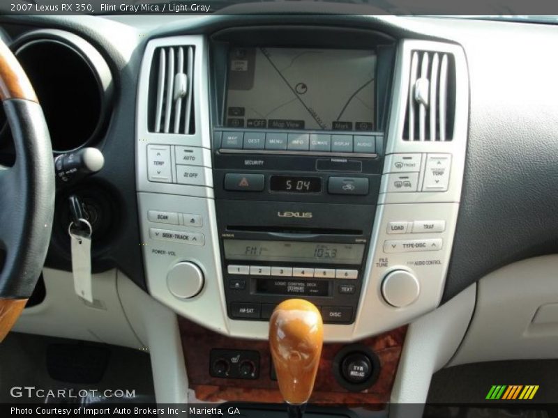 Flint Gray Mica / Light Gray 2007 Lexus RX 350