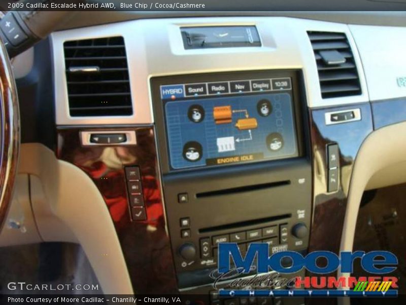 Blue Chip / Cocoa/Cashmere 2009 Cadillac Escalade Hybrid AWD