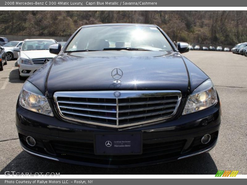 Capri Blue Metallic / Savanna/Cashmere 2008 Mercedes-Benz C 300 4Matic Luxury