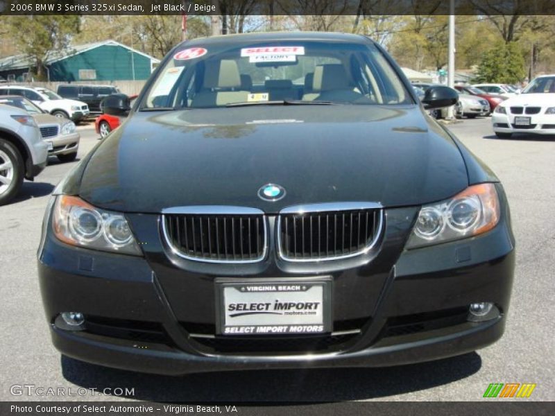 Jet Black / Beige 2006 BMW 3 Series 325xi Sedan