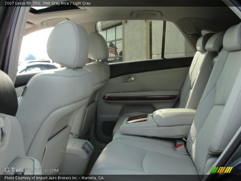 Flint Gray Mica / Light Gray 2007 Lexus RX 350