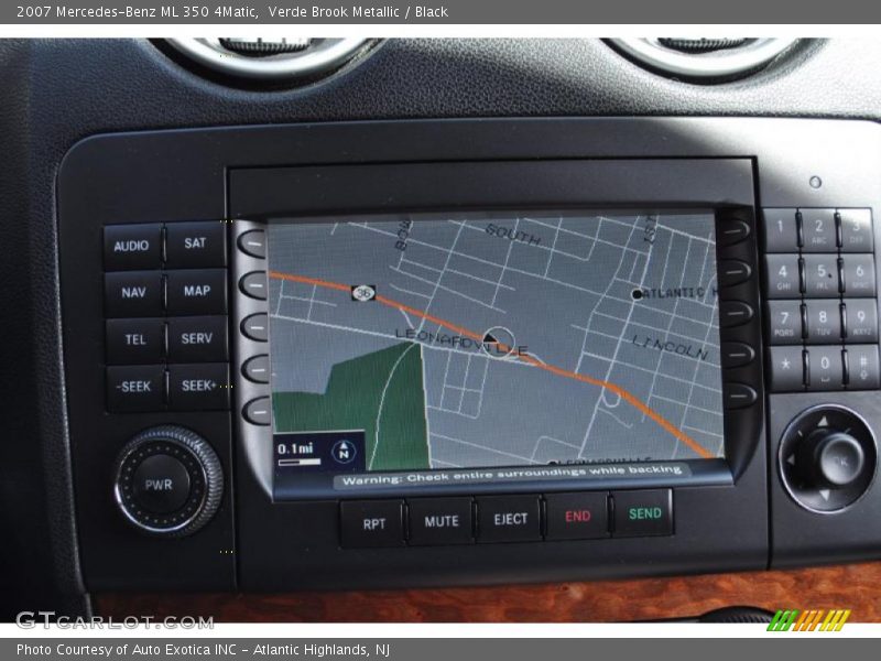 Navigation of 2007 ML 350 4Matic
