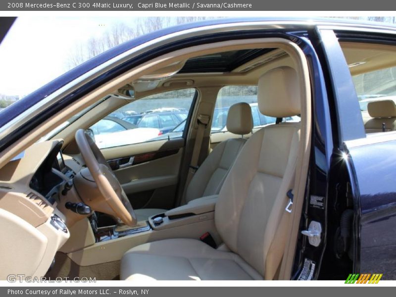 Capri Blue Metallic / Savanna/Cashmere 2008 Mercedes-Benz C 300 4Matic Luxury