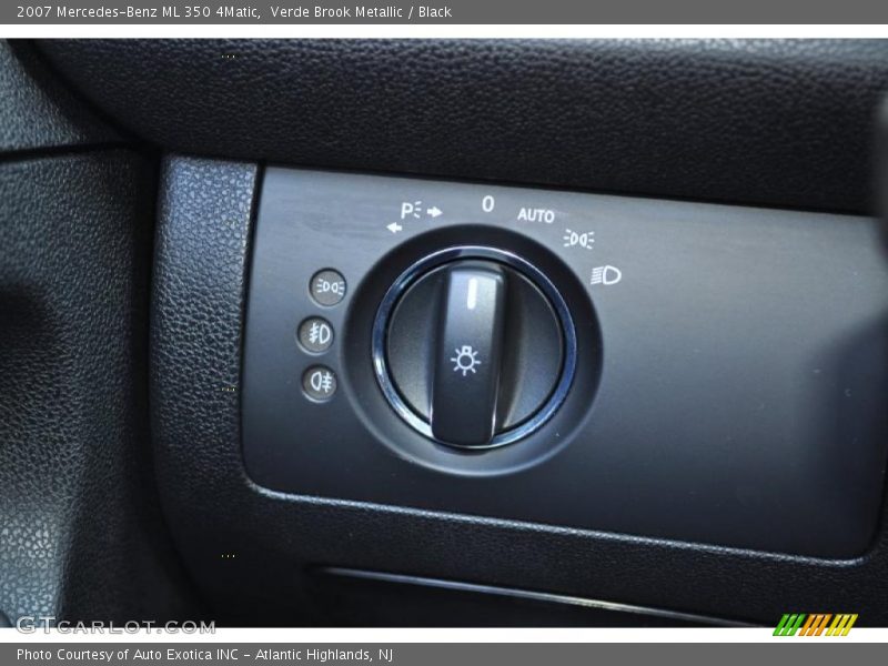 Controls of 2007 ML 350 4Matic