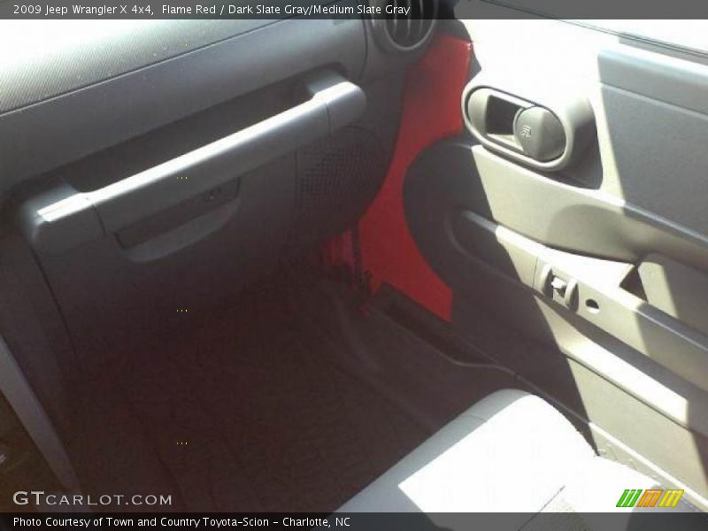 Flame Red / Dark Slate Gray/Medium Slate Gray 2009 Jeep Wrangler X 4x4