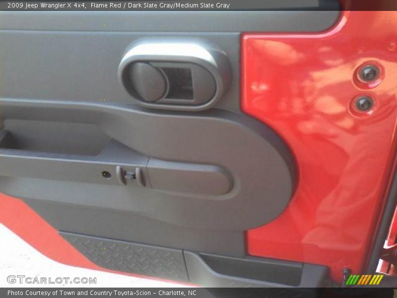 Flame Red / Dark Slate Gray/Medium Slate Gray 2009 Jeep Wrangler X 4x4