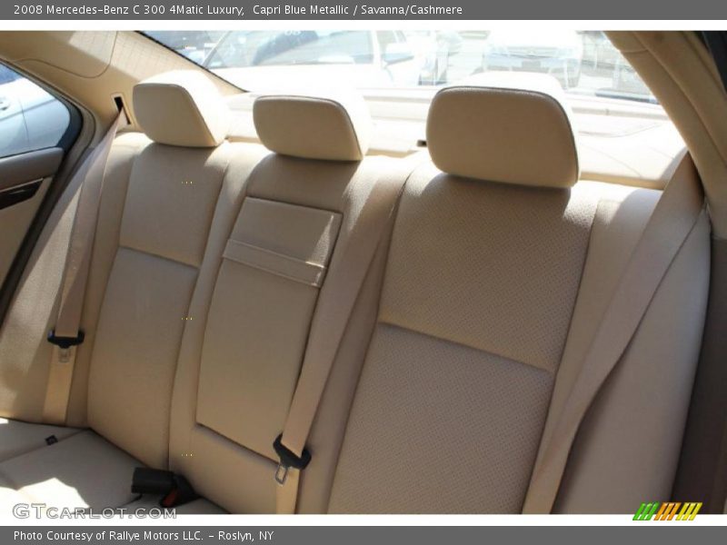 Capri Blue Metallic / Savanna/Cashmere 2008 Mercedes-Benz C 300 4Matic Luxury