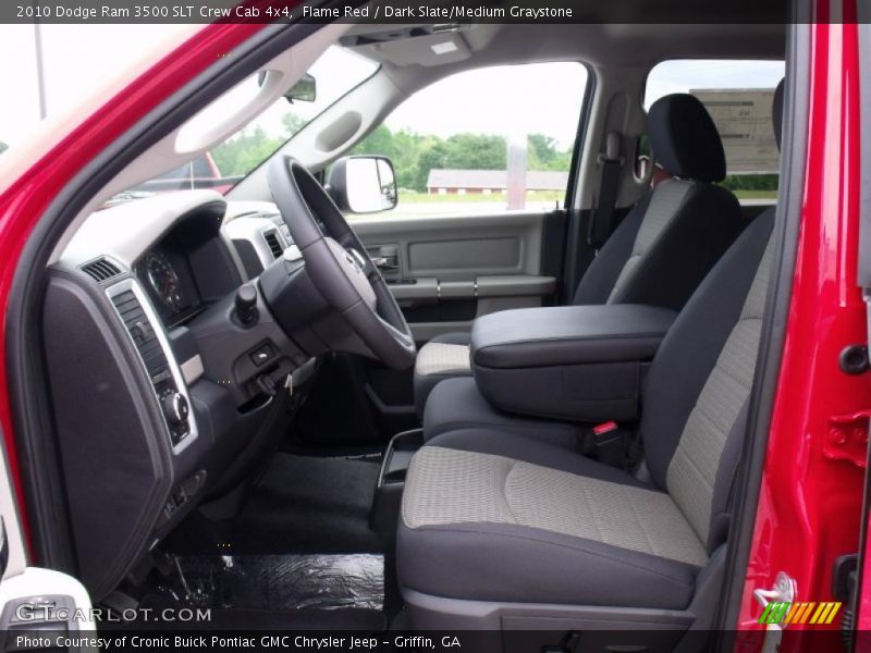 Flame Red / Dark Slate/Medium Graystone 2010 Dodge Ram 3500 SLT Crew Cab 4x4