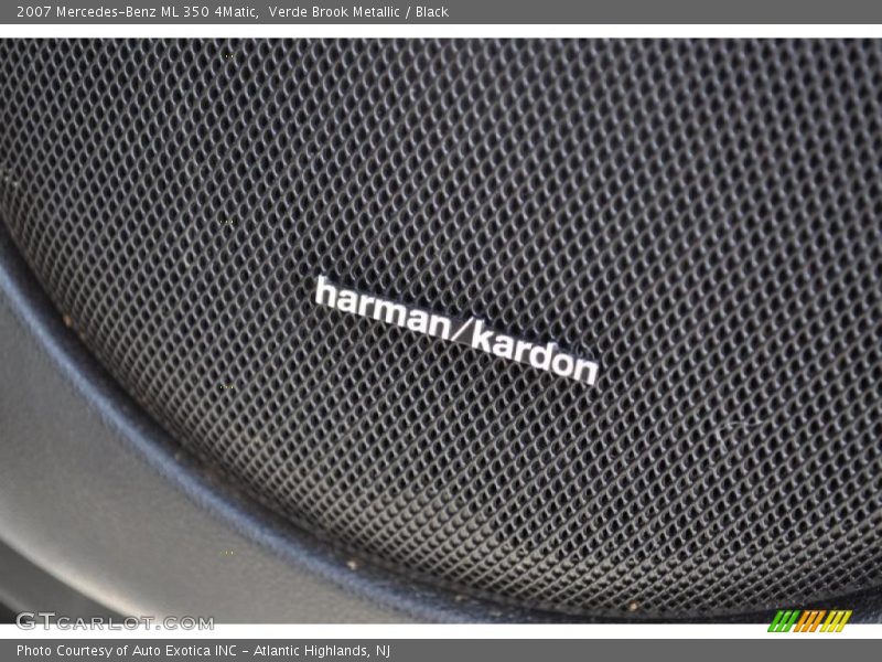 Verde Brook Metallic / Black 2007 Mercedes-Benz ML 350 4Matic