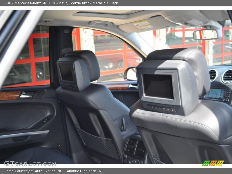 Verde Brook Metallic / Black 2007 Mercedes-Benz ML 350 4Matic