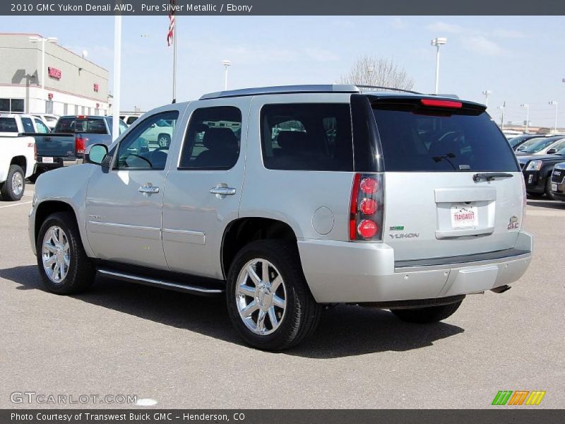 Pure Silver Metallic / Ebony 2010 GMC Yukon Denali AWD