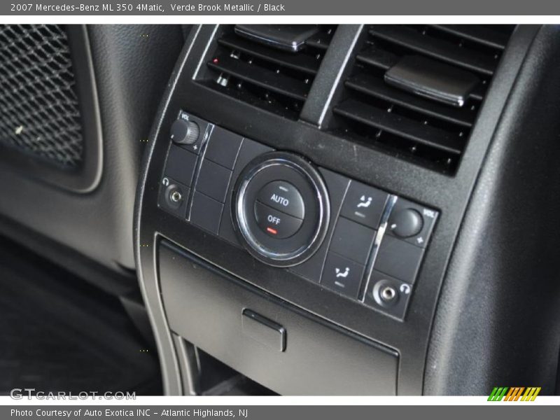 Controls of 2007 ML 350 4Matic