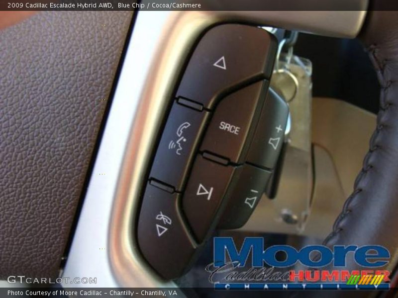 Blue Chip / Cocoa/Cashmere 2009 Cadillac Escalade Hybrid AWD