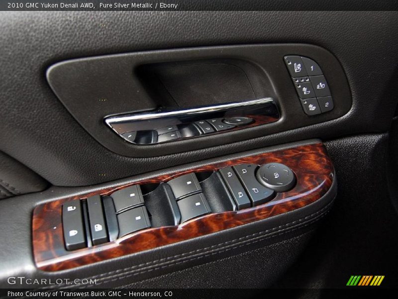 Pure Silver Metallic / Ebony 2010 GMC Yukon Denali AWD