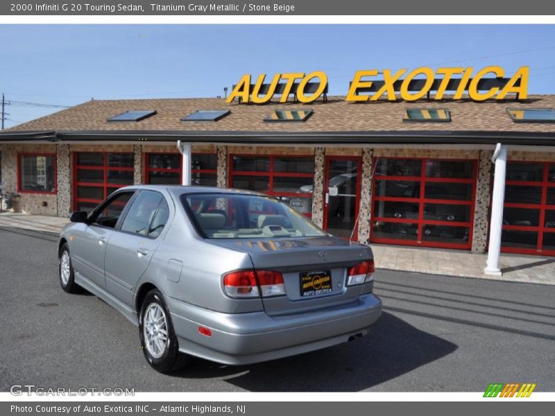 Titanium Gray Metallic / Stone Beige 2000 Infiniti G 20 Touring Sedan