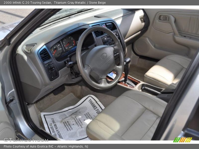  2000 G 20 Touring Sedan Stone Beige Interior