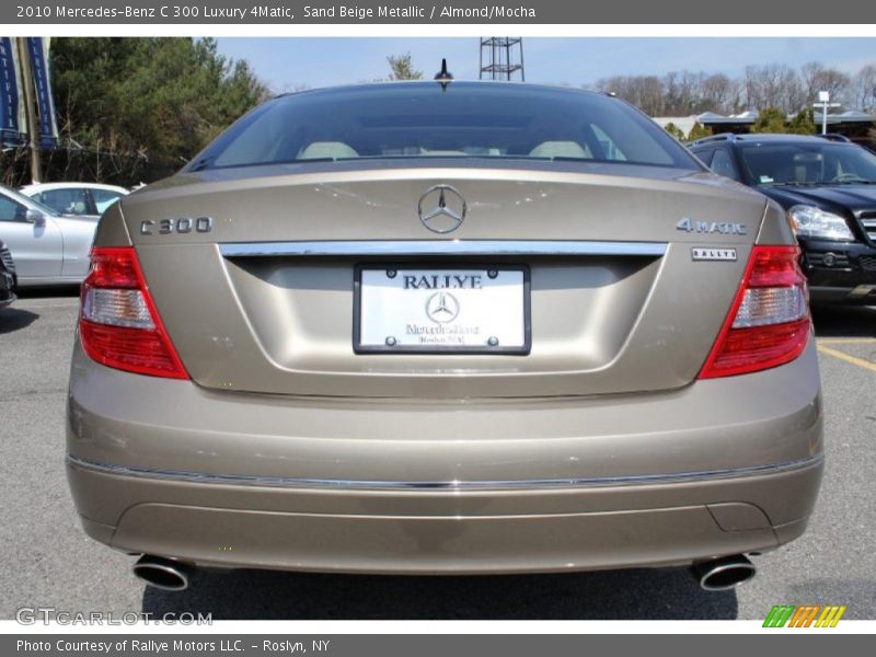 Sand Beige Metallic / Almond/Mocha 2010 Mercedes-Benz C 300 Luxury 4Matic