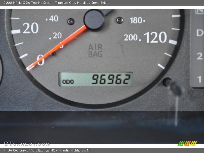 Titanium Gray Metallic / Stone Beige 2000 Infiniti G 20 Touring Sedan
