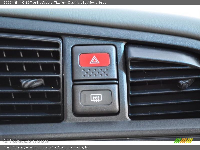 Titanium Gray Metallic / Stone Beige 2000 Infiniti G 20 Touring Sedan