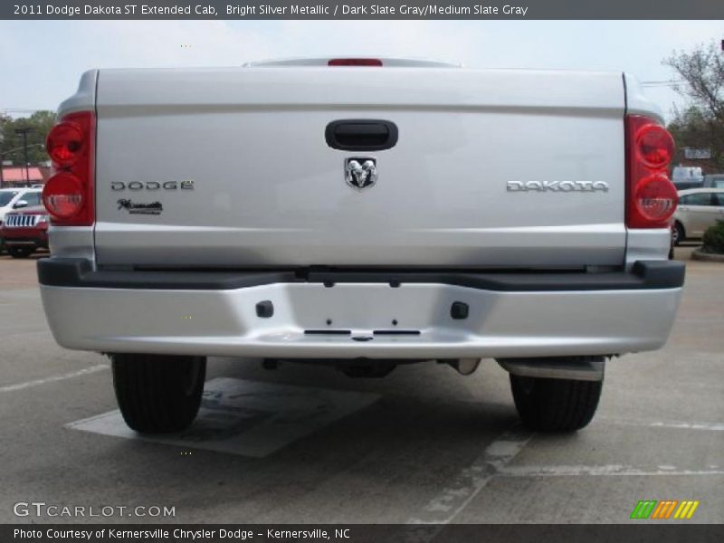 Bright Silver Metallic / Dark Slate Gray/Medium Slate Gray 2011 Dodge Dakota ST Extended Cab