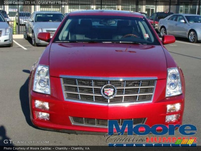 Crystal Red / Ebony 2008 Cadillac STS V8