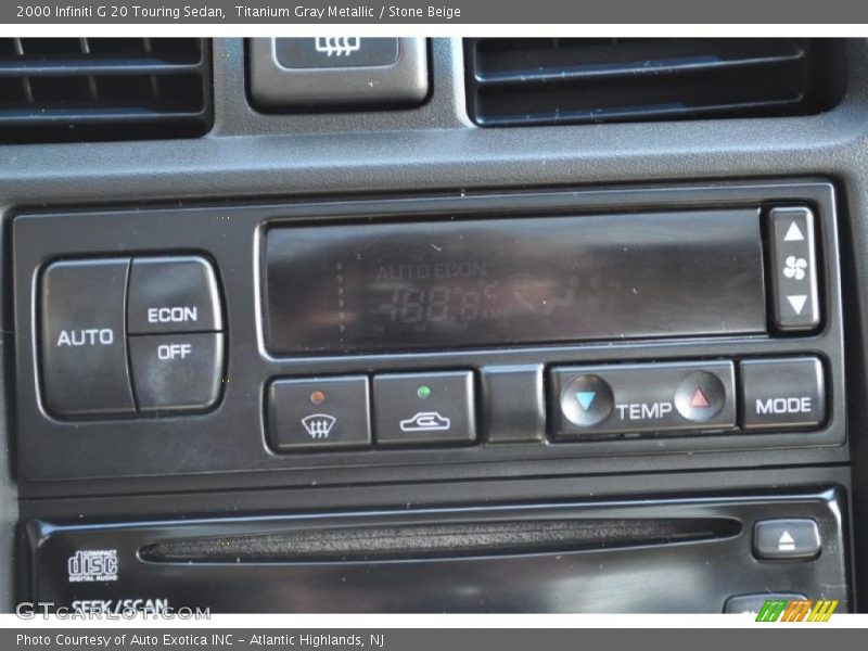 Titanium Gray Metallic / Stone Beige 2000 Infiniti G 20 Touring Sedan