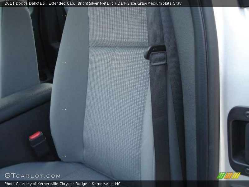 Bright Silver Metallic / Dark Slate Gray/Medium Slate Gray 2011 Dodge Dakota ST Extended Cab