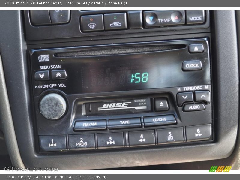 Titanium Gray Metallic / Stone Beige 2000 Infiniti G 20 Touring Sedan