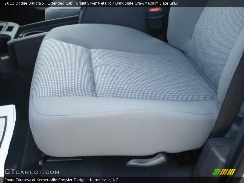 Bright Silver Metallic / Dark Slate Gray/Medium Slate Gray 2011 Dodge Dakota ST Extended Cab