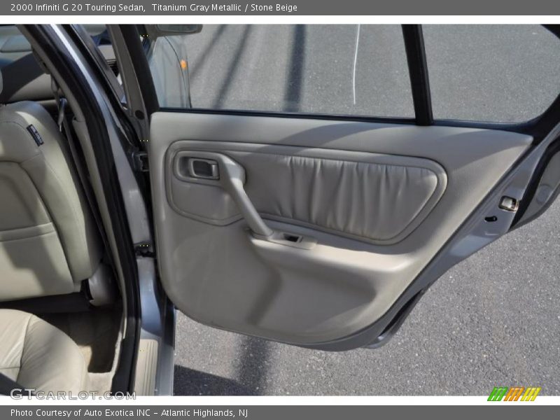 Titanium Gray Metallic / Stone Beige 2000 Infiniti G 20 Touring Sedan