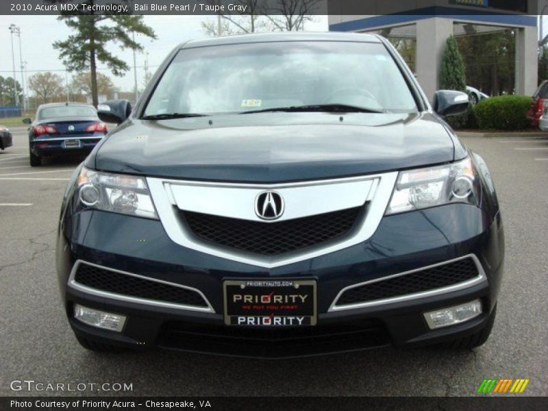 Bali Blue Pearl / Taupe Gray 2010 Acura MDX Technology