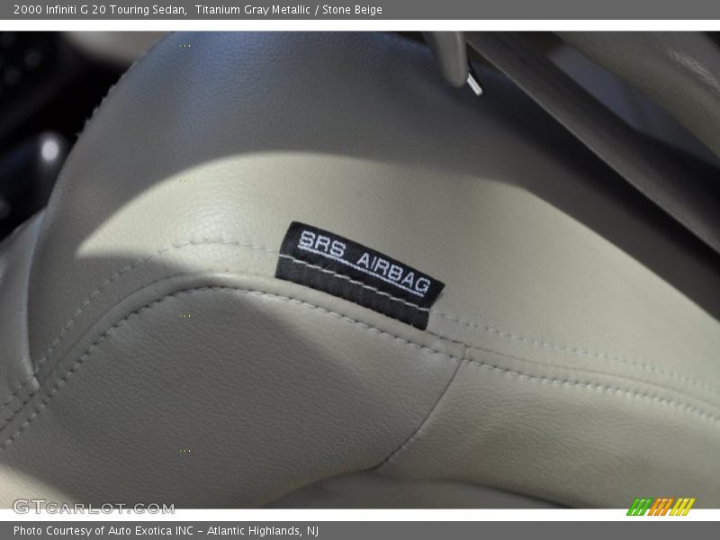 Titanium Gray Metallic / Stone Beige 2000 Infiniti G 20 Touring Sedan