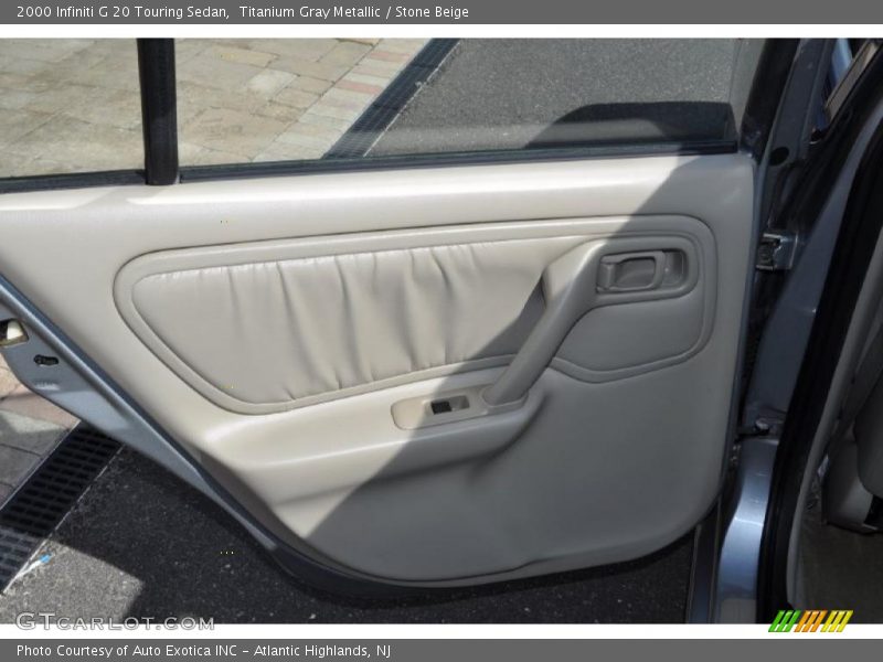 Titanium Gray Metallic / Stone Beige 2000 Infiniti G 20 Touring Sedan