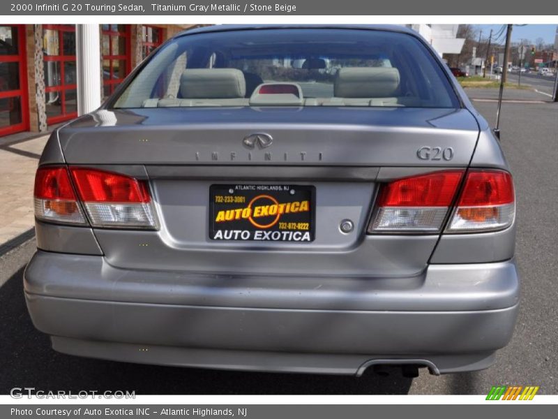 Titanium Gray Metallic / Stone Beige 2000 Infiniti G 20 Touring Sedan