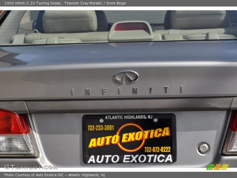 Titanium Gray Metallic / Stone Beige 2000 Infiniti G 20 Touring Sedan