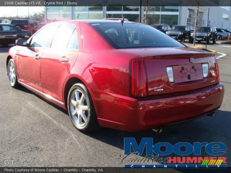 Crystal Red / Ebony 2008 Cadillac STS V8