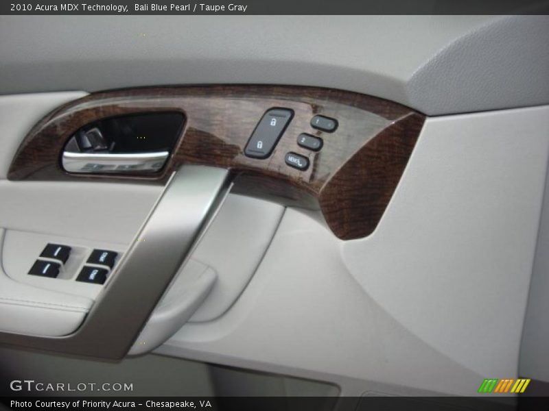 Bali Blue Pearl / Taupe Gray 2010 Acura MDX Technology