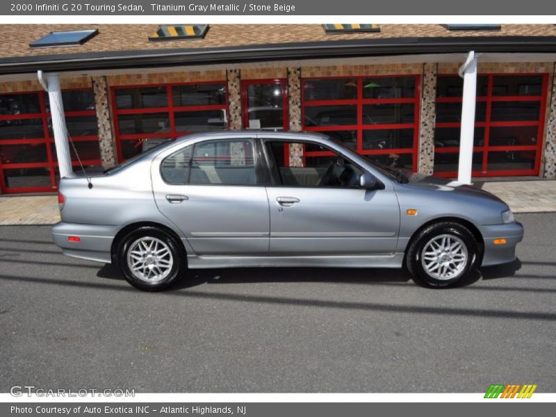 Titanium Gray Metallic / Stone Beige 2000 Infiniti G 20 Touring Sedan