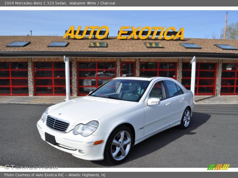 Alabaster White / Charcoal 2004 Mercedes-Benz C 320 Sedan