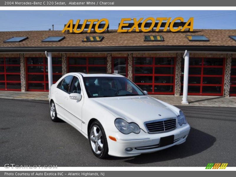 Alabaster White / Charcoal 2004 Mercedes-Benz C 320 Sedan