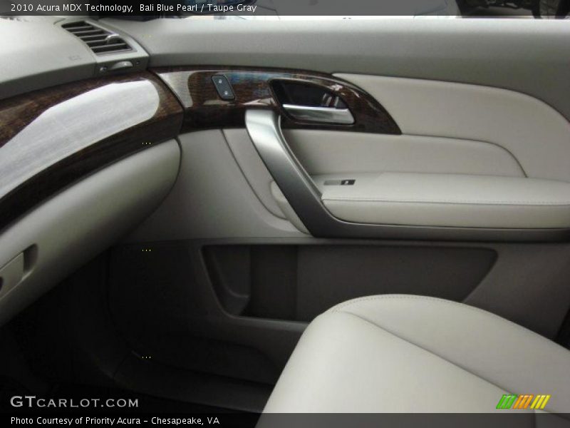 Bali Blue Pearl / Taupe Gray 2010 Acura MDX Technology