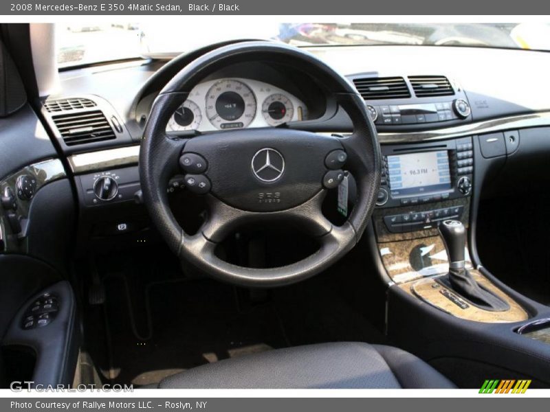 Black / Black 2008 Mercedes-Benz E 350 4Matic Sedan