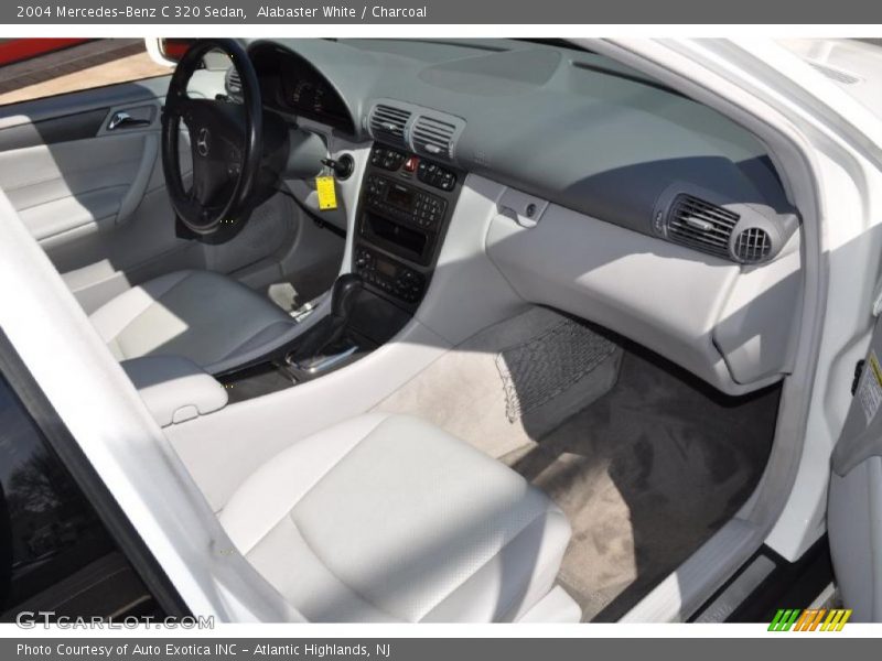 Alabaster White / Charcoal 2004 Mercedes-Benz C 320 Sedan